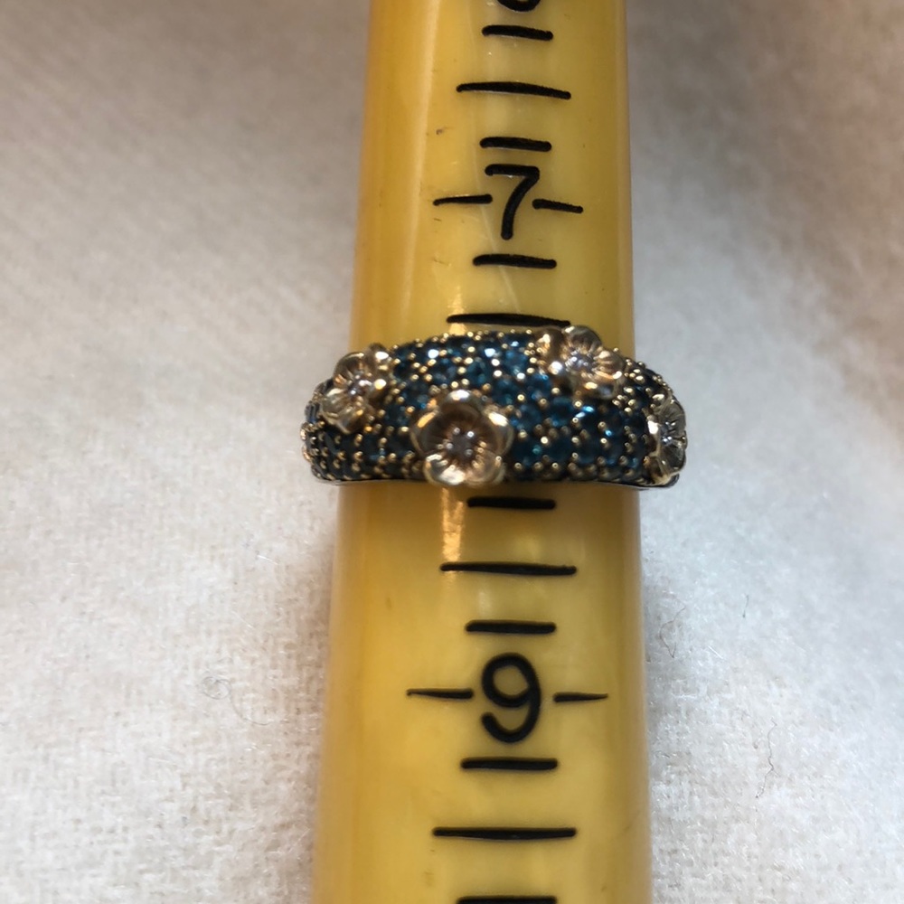 🎉PRICE DROP 🎉Dweck Diamonds w/ Pave London Blue Topaz